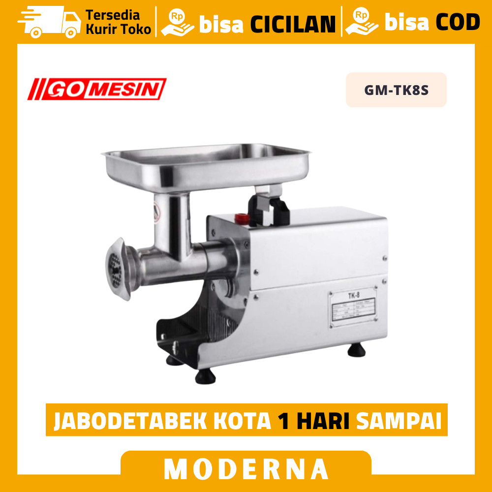 Mesin Giling Daging Gomesin Gm-Tk8s Meat Grinder Listrik Garansi Resmi Original