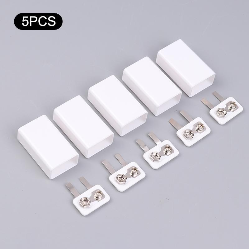 1/5/8Pcs 9V Type-C Battery Case 6F22 Lithium Battery Storage Box Square Battery Holder Portable Batt