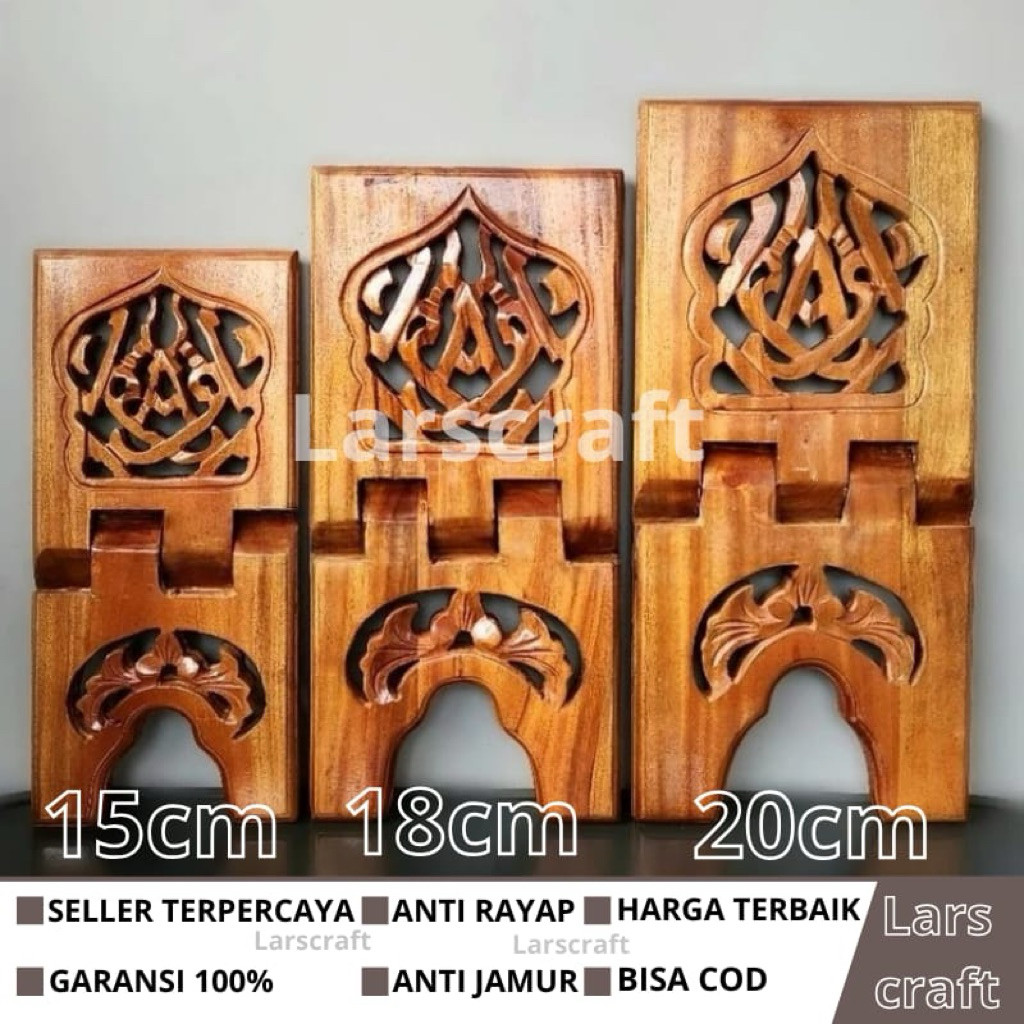 sps - Rekal Al Quran/Rekal Al Quran Lipat/Tempat Al Quran/Dudukan Al Quran/Rekhal Mengaji/Rekal Al Q