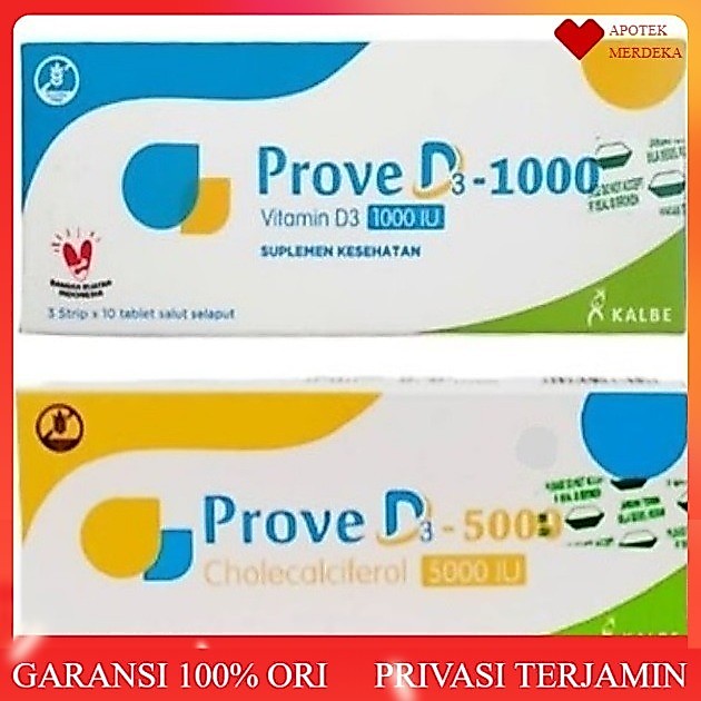 Prove D3 1000 - Vitamin D3 1000 & 5000 IU Strip 10 Tablet
