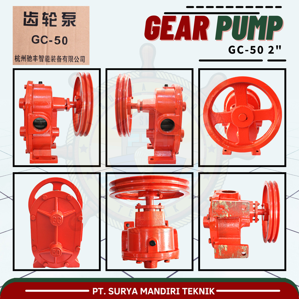 GEAR PUMP GC-50 2" / POMPA GEAR KAPAL OLI DAN SOLAR