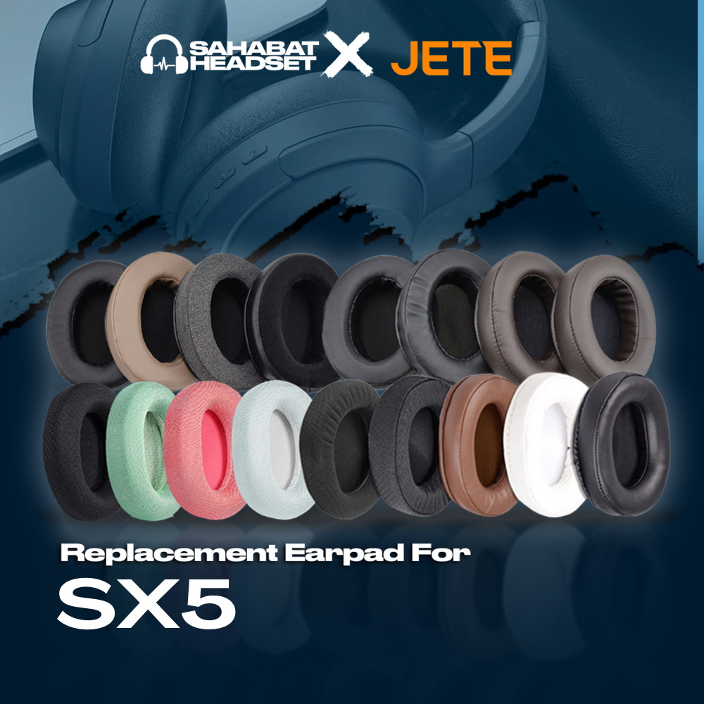 Earpad Earcup Ear Cushion  Jete SX5 SX 5 SX-5  Busa Bantalan Foam Pad