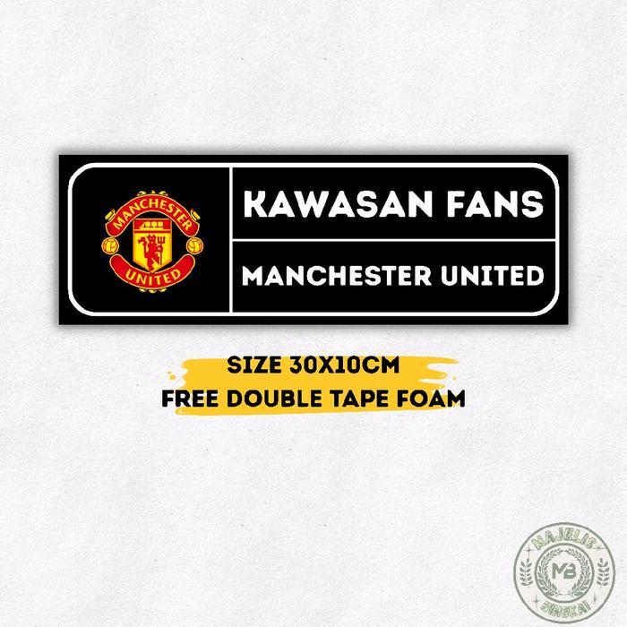 Hiasan Kamar Aesthetic Hiasan Dinding Kawasan Fans Bola 30x10cm Papan Mdf Free Double Tape Foam - Ma