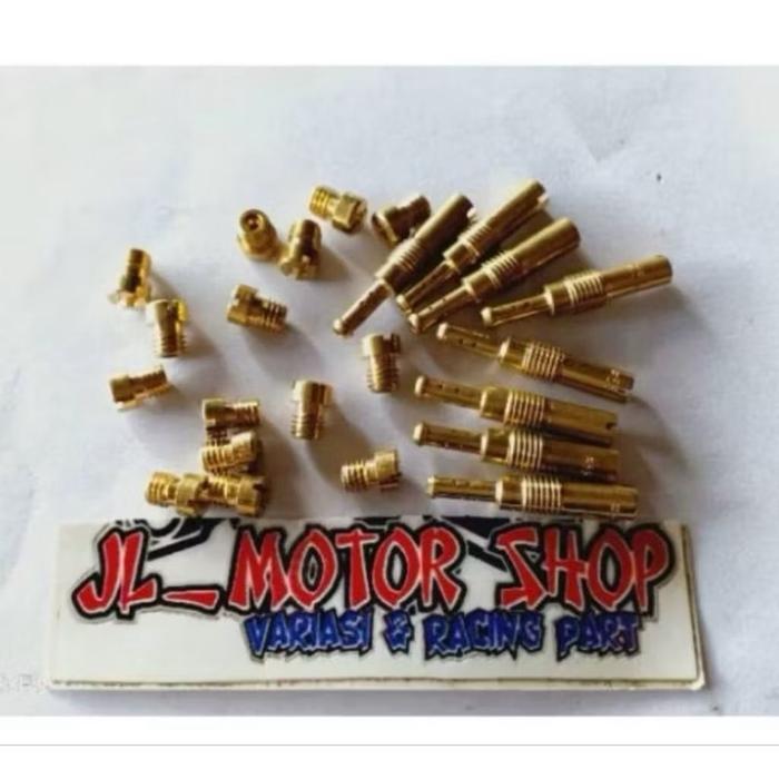 Sepaket Spuyer Main Jet Pilot Jet Mio Karbu Mio Sporty Smile Isi 20 Pcs
