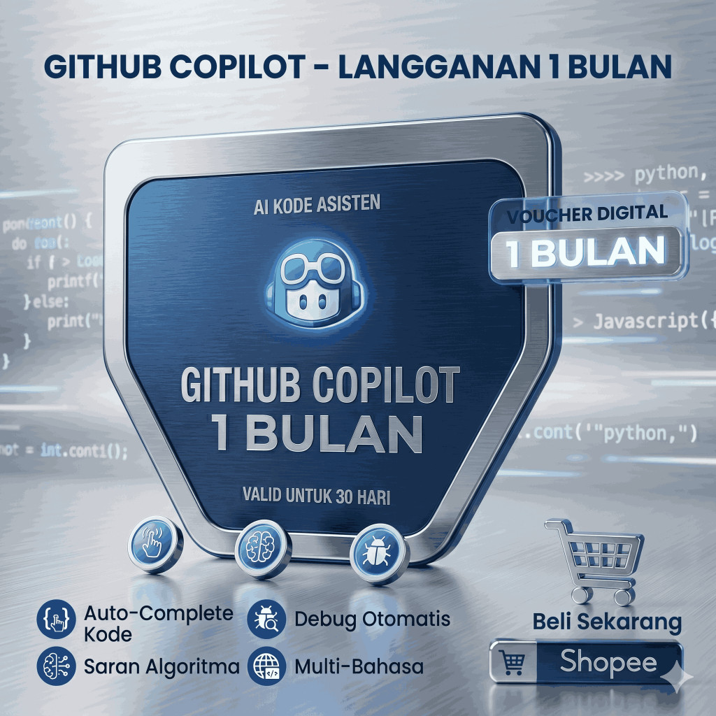 GitHub Copilot | Private akun 1 Bulan