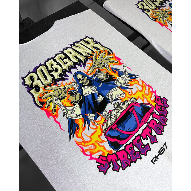 T-shirt 303gank ghost street race 2k24