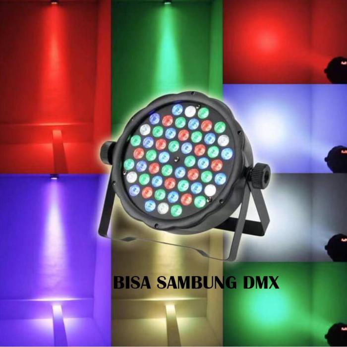 see LAMPU SOROT PANGGUNG DISCO 54 LED PAR LED 54 LED - Par 54 Sensor suara