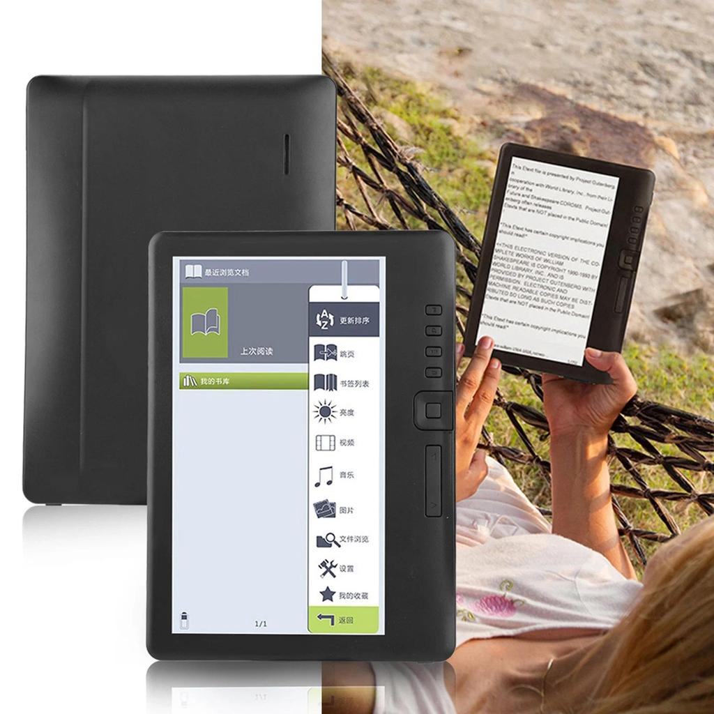 BK7019 Portable 7in Ebook Reader Colorful Screen Supports Memory Card E‑book E‑book Read E‑book Read