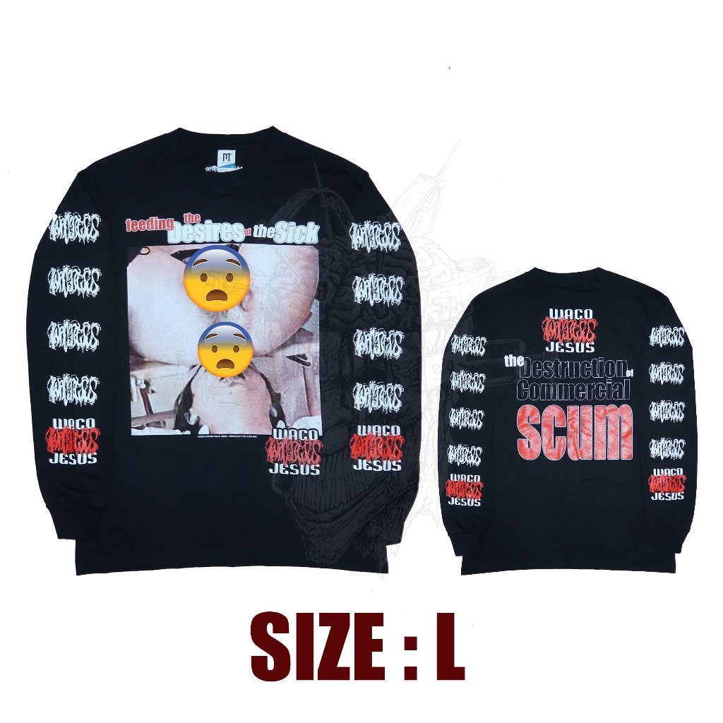 ORIGINAL & BERLISENSI - LONG SLEEVE - WACO JESUS – Feeding The Desires Of The Sick | BRUTAL DEATH ME
