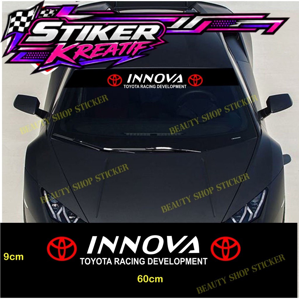 STICKER MOBIL TOYOTA INNOVA STIKER KACA DEPAN/BELAKANG MOBIL INNOVA