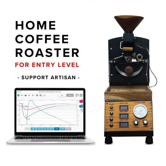 Mesin Roasting Kopi 500g Stainless Steel 304 Coffee Roaster Digital Artisan Software dengan Cooling 