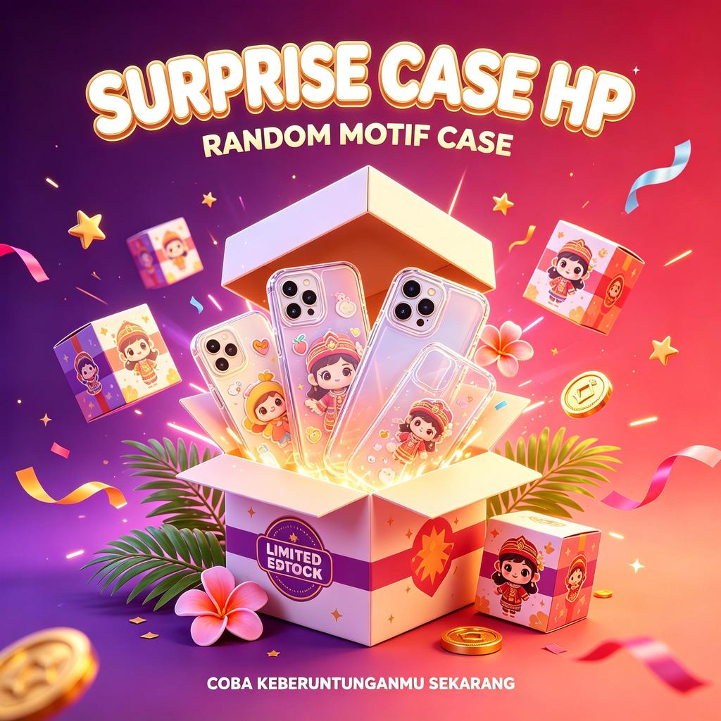 Misteri Box Kasus HP Model Acak Case Handphone Random Motif casing Untuk Samsung A55 A54 A53 A52 A36