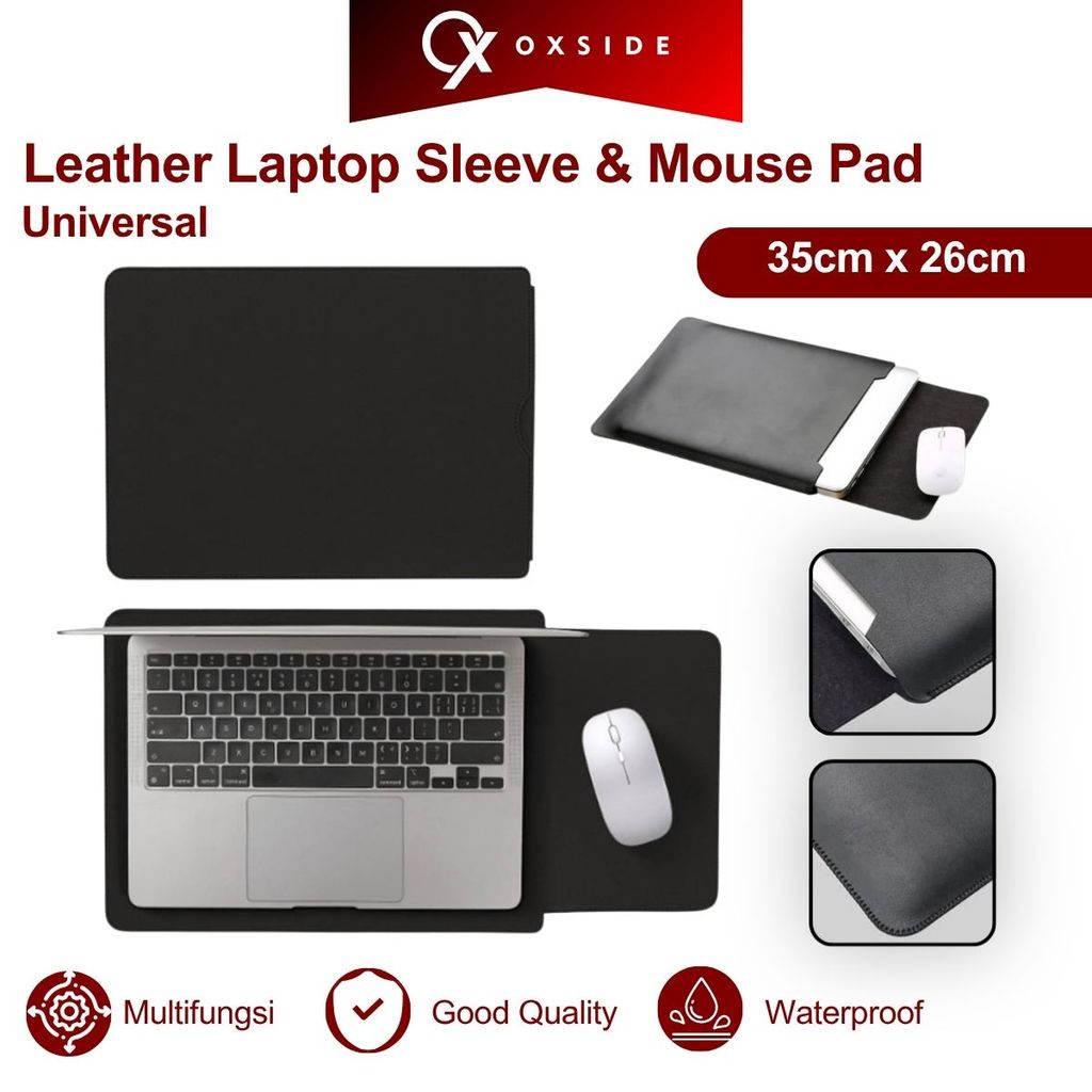 Sleeve Bag Laptop 14 Inch With Adjustable Laptop Stand Mouse Pad Sarung Pelindung Laptop Waterproof 