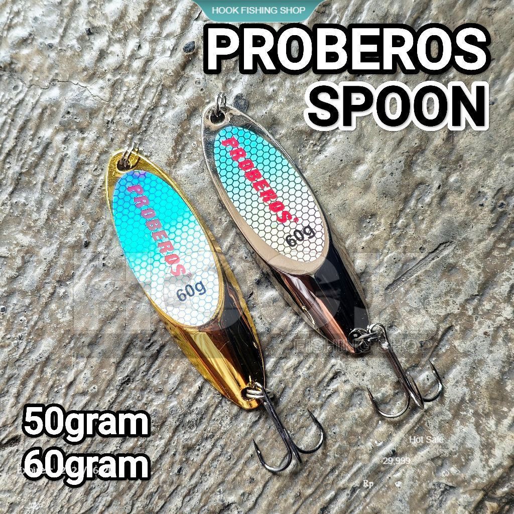 HFS PROBEROS SPOON umpan lure casting tenggiri barracuda