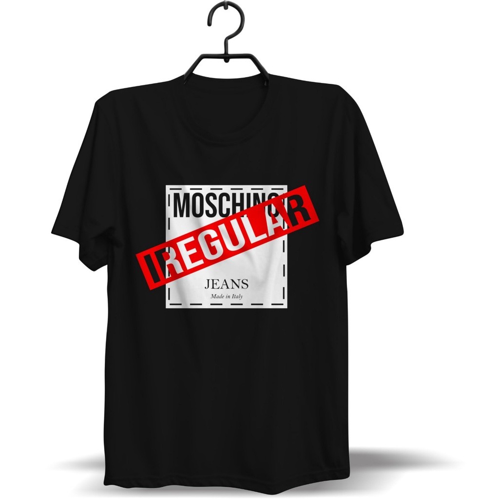 ctrl,id - BAJU KAOS PRIA / KAOS PREMIUM DISTRO DTF DTG DESAIN MOSCHINO REGULAR NIKE ARDILLA
