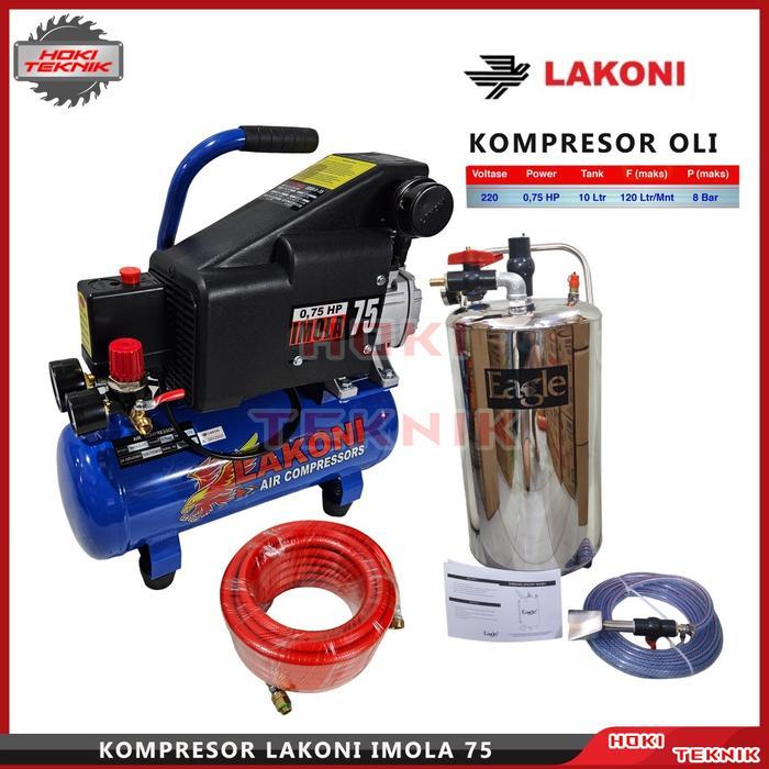 NEW Paket Mesin Cuci Salju Kompresor Steam Mobil Motor - imola 75 oli, Standar Dus