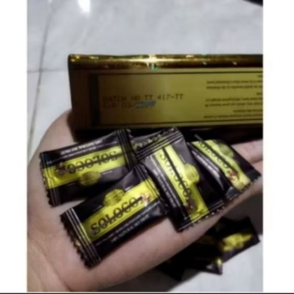 solocco permen cokelat 100% original 12pcs