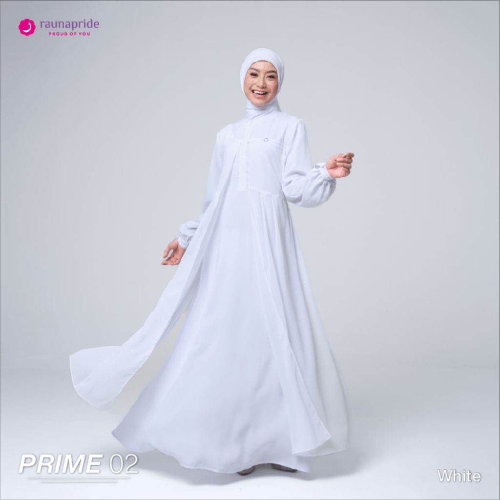 GAMIS RAUNA PRIME 02, PRIME 02 BY RAUNA, GAMIS HITAM PREMIUM, GAMIS PUTIH PREMIUM, GAMIS HITAM RAUNA