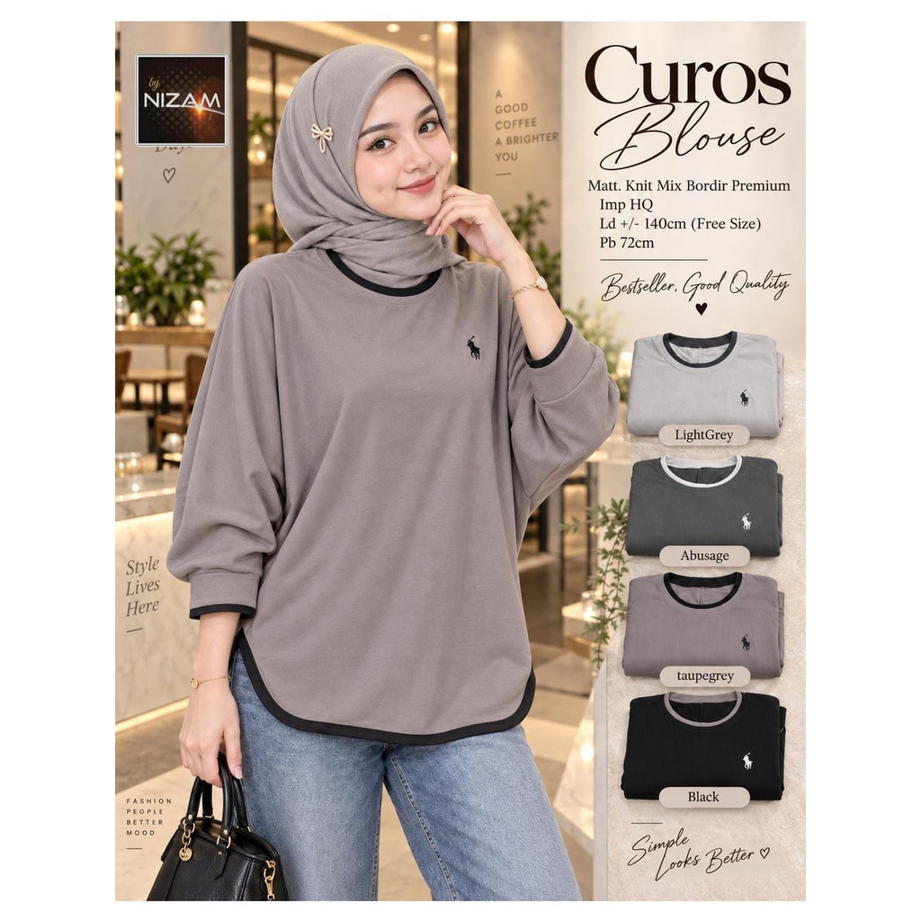 1209   CUROS BLOUSE by NIzAM   DAILY WEAR  // ONESTUFF
