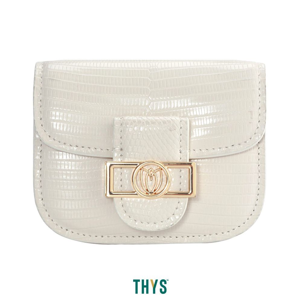 THYS SUSEN Croco Mini Tas Selempang Dengan Bunga 1005 - Krem Beige Sling Bag Crossbody Bag Tas Bahu 