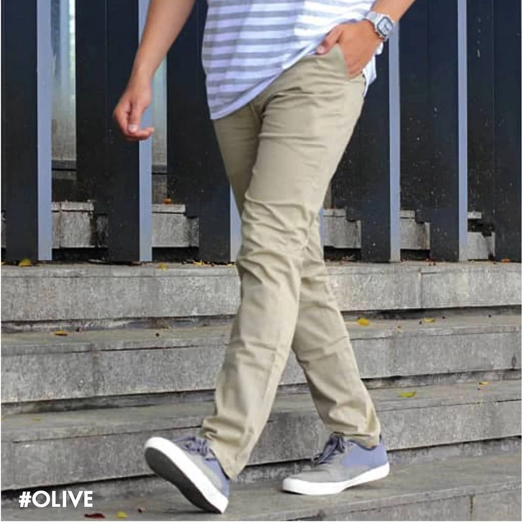 CELANA CHINOS BIG SIZE PANJANG PRIA JUMBO 36-48 CHINOS Malmo | E3