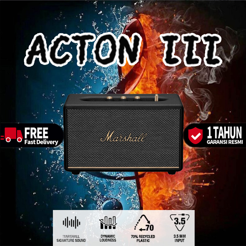 [100% Ori] Marshall Speaker / Marshall Acton III 3 High Quality Wireless Home Bluetooth Stereo Speak