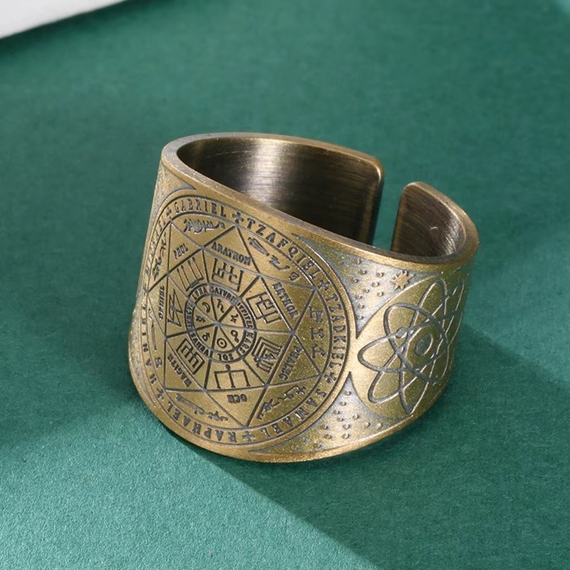 Cincin Perlindungan Segel 7 Malaikat Agung Dawapara, Jimat Kubus Metatron, Simbol Lilith, Rahasia Ra