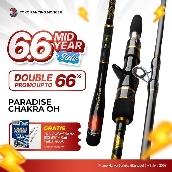 PARADISE - Joran Pancing Paradise Chakra OH Overhead Joran Pancing Specialist Jigging Mancing 180CM