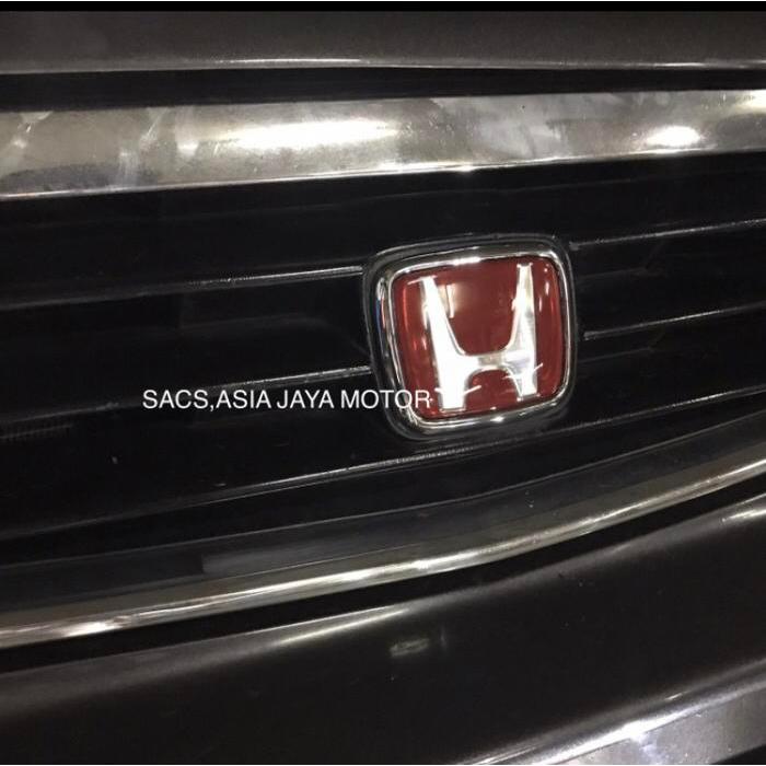 Emblem red logo Honda city z - Depan