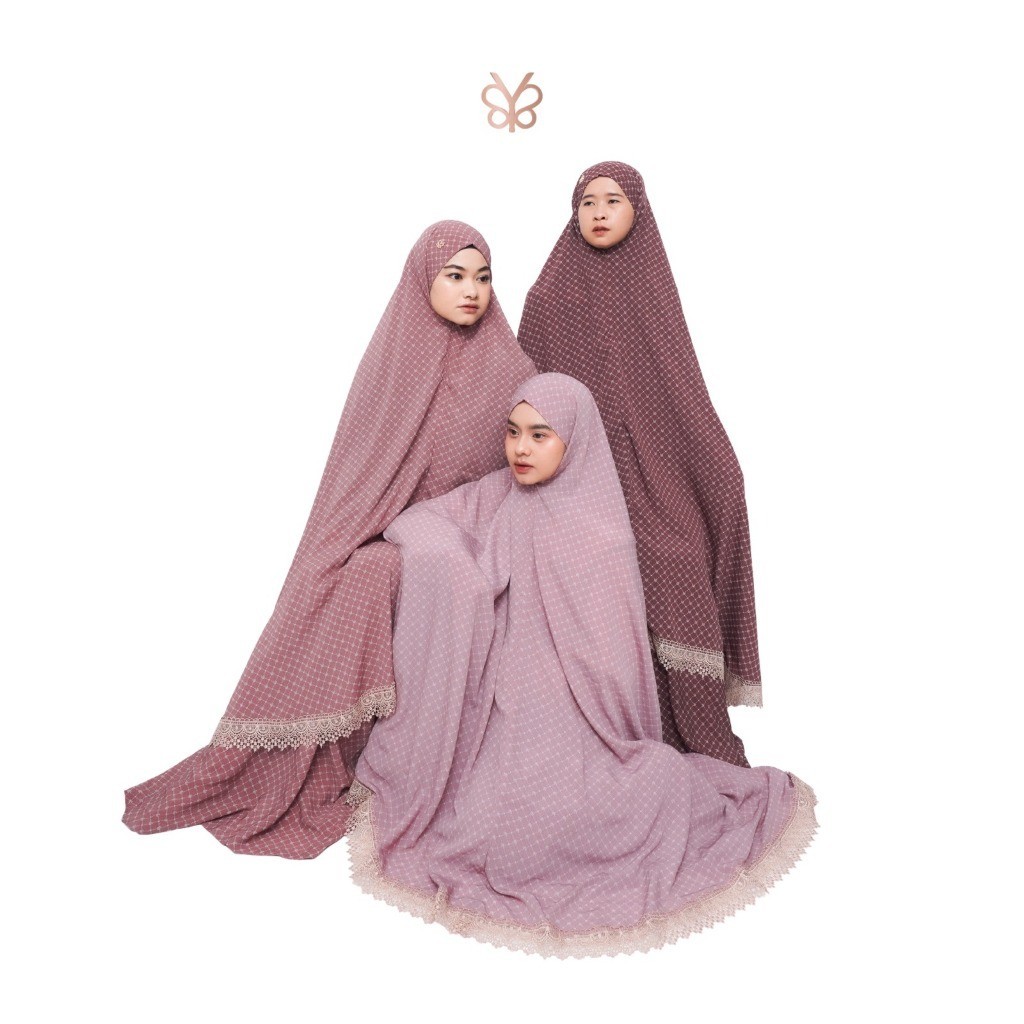 Zemira Prayer Set - Yoora Sarah | Mukena Dewasa Renda Mewah | Yoryu