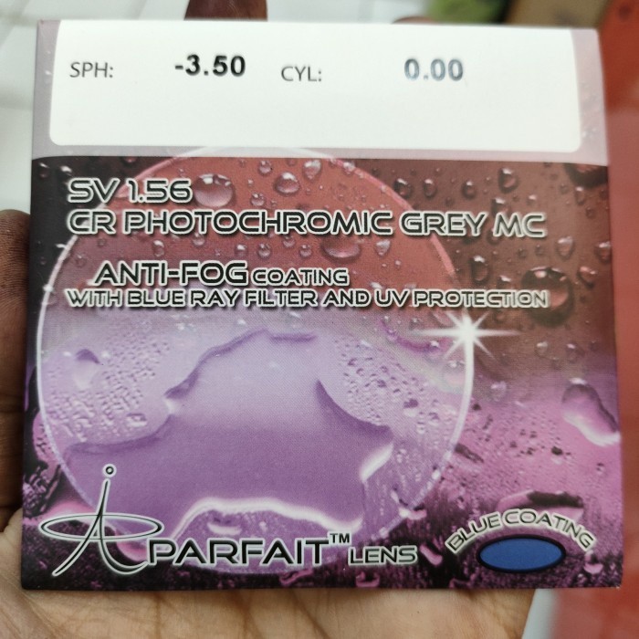 [Original] Lensa Bluecromic Anti Fog/Anti Embun Limited.