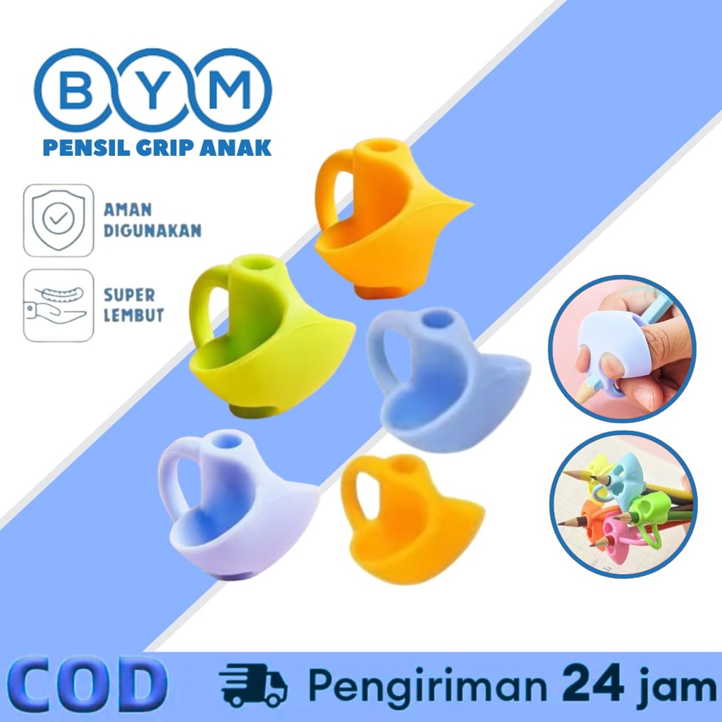 

Pensil Grip Alat Bantu Tulis Anak / Writing Grip Pencil Holder A10