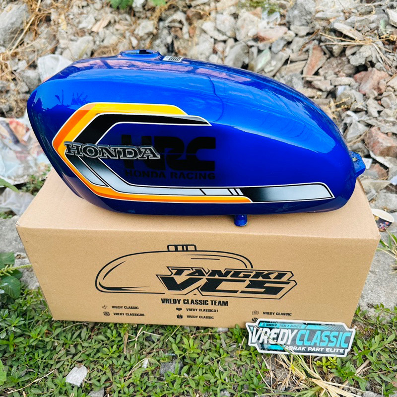 tengki cb100 cb125 modiv cat original HRC RACINK BIRU TENGKI CB GALVANIS ANTI KARAT VCS RACINK
