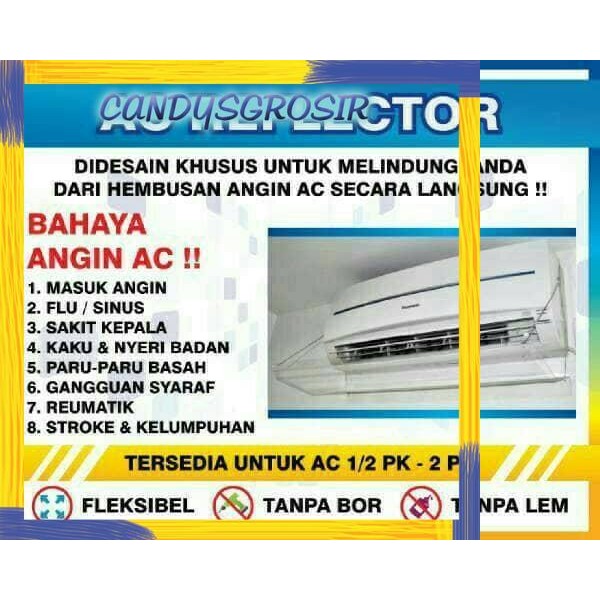 Reflector Ac / Talang Ac / Penahan Angin Ac
