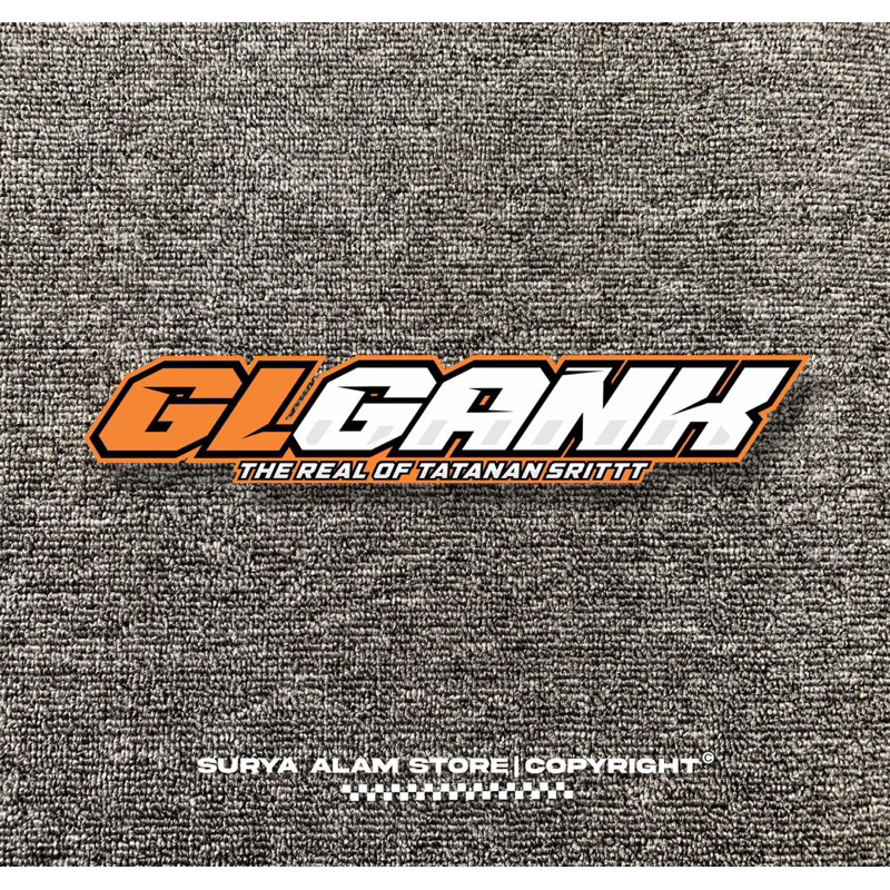 Stiker Printing GL Gank Vinyl Anti Air