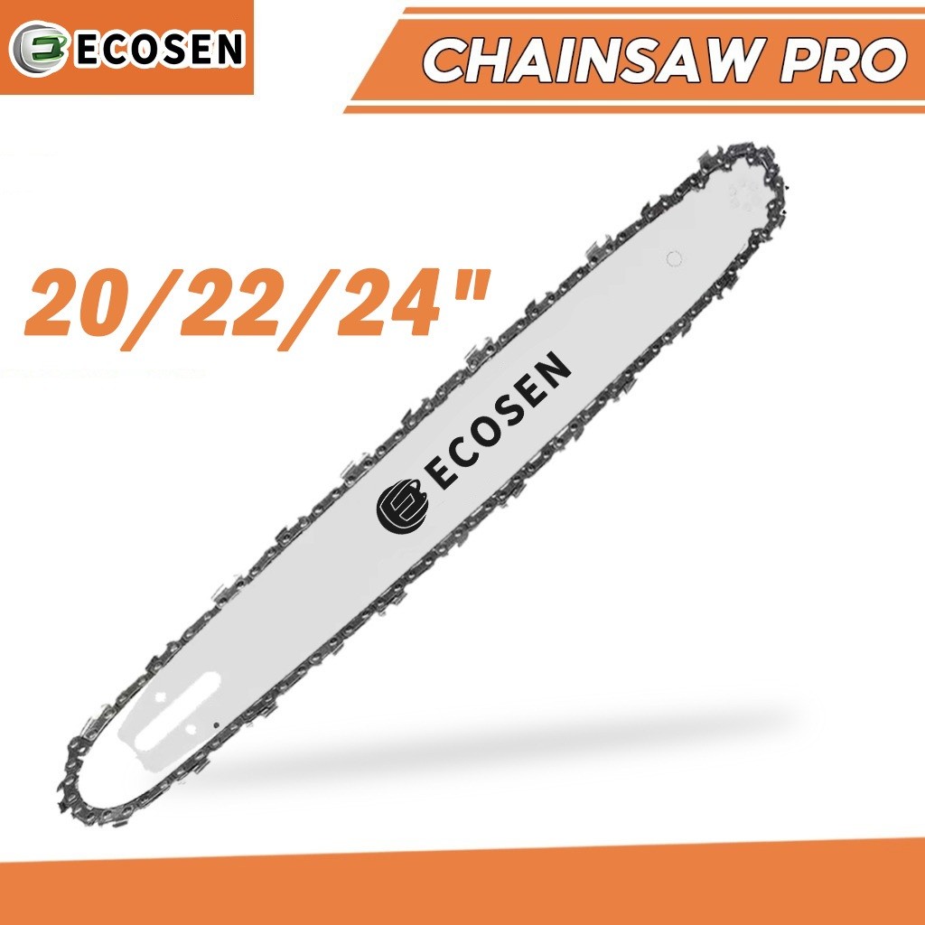 ECOSEN Guide Bar Chainsaw Blade Chainsaw Chain 325 Rantai Chainsaw 20 22 24 Inch Berlaku Untuk STIHL
