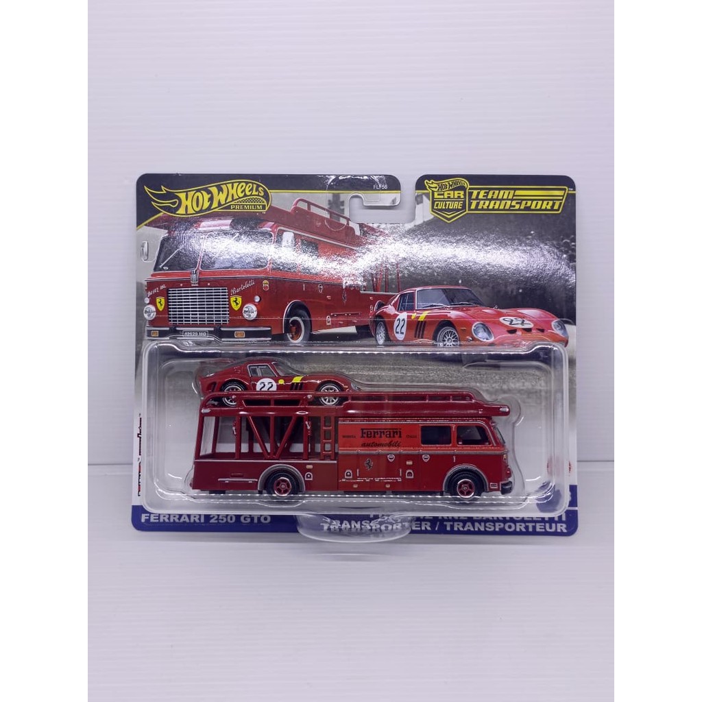 Hotwheels Hot Wheels Team Transport Ferrari 250 GTO + Fiat 642 RN2 Bartoletti Transporter