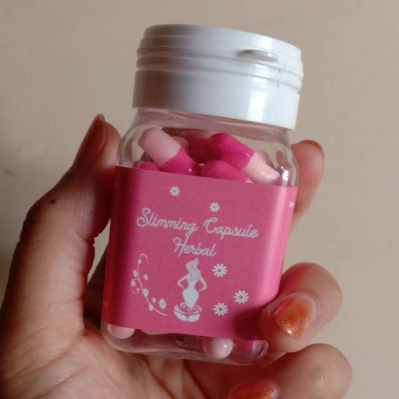 SLIMMING CAPSUL HERBAL (PEMULA) - KAPSUL DIET AMAN - SCH PINK - PELANGSING HERBAL