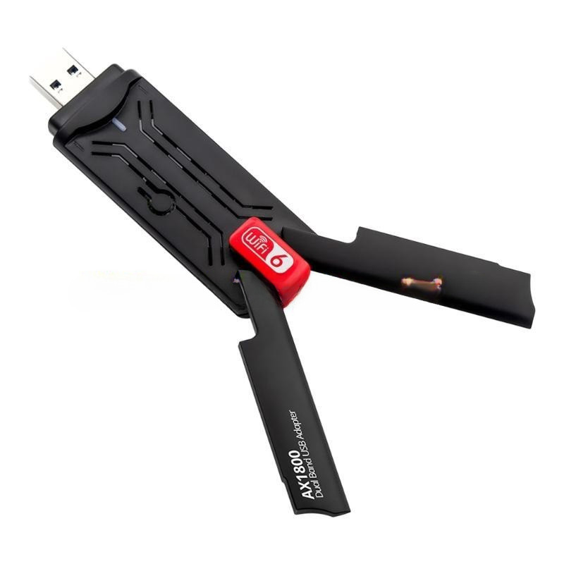 A52B Wifi 6 USB Adapter 1800Mbps Card for Windows 7/10/11