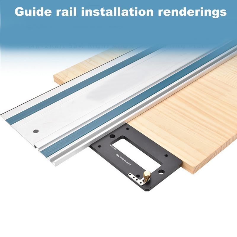 Track Saw Guide Rail Saw Track for Circular Saw High Strength Track Saw Guide Stable Circular Saw Gu