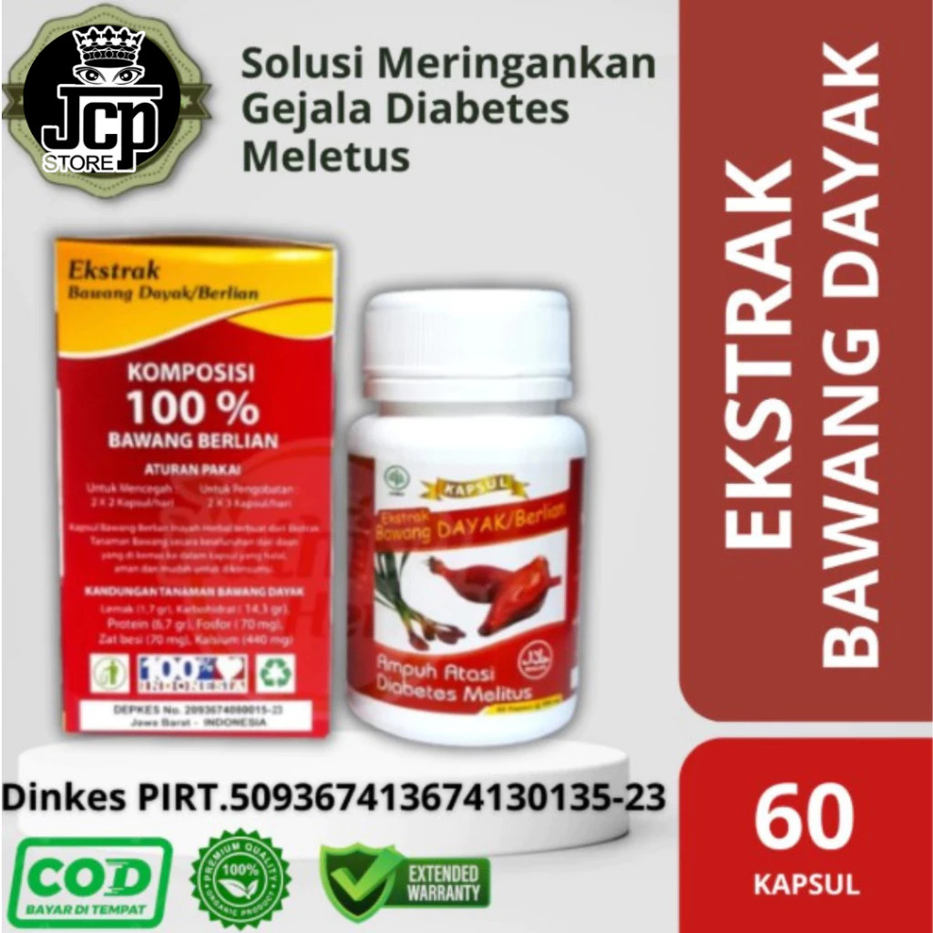 (0013) Kapsul Bawang Dayak / Bawang Dayak Asli INAYAH