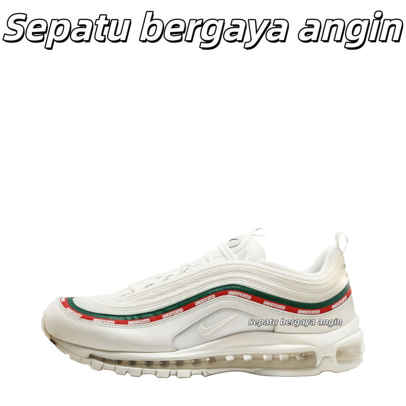 Undefeated x Nike Air Max 97 UNDFTD White Retro Low-Top Running Shoes for Men in White