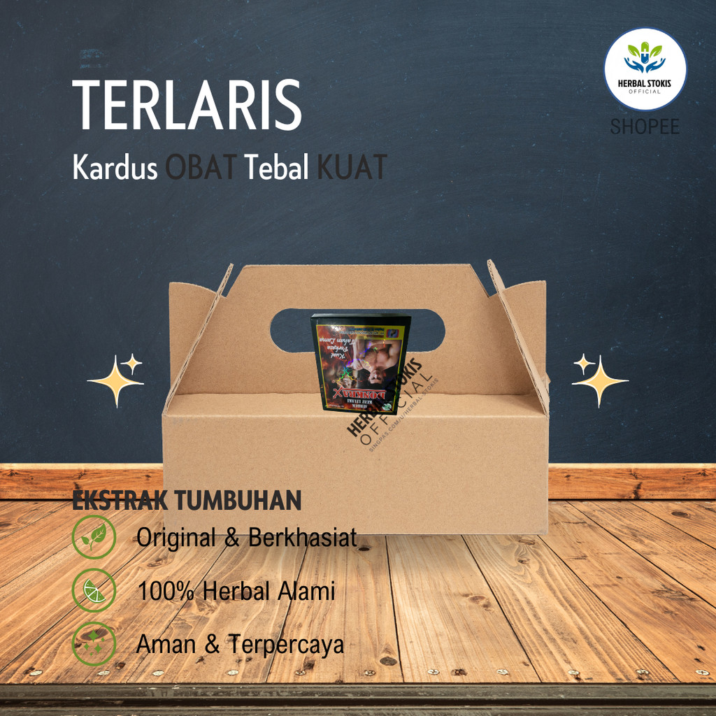 Kardus Obat Gambar DON Dijamin Original Tebal Kuat Dan Kokoh Tahan Banting Untuk Jangka Waktu Lama -