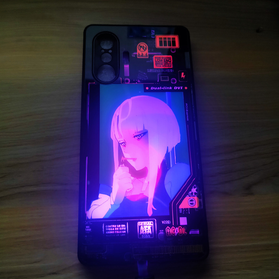 Art Line Selfie Flash Case For Samsung S22 S21 S20 Ultra FE Plus A52 A13 A72 A73 Note 20 Ultra 10 Pl