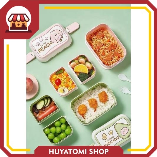 Promo Kotak Bekal Anak Piknik Unik Karakter / Kotak Bekal Bertingkat Anak Karakter