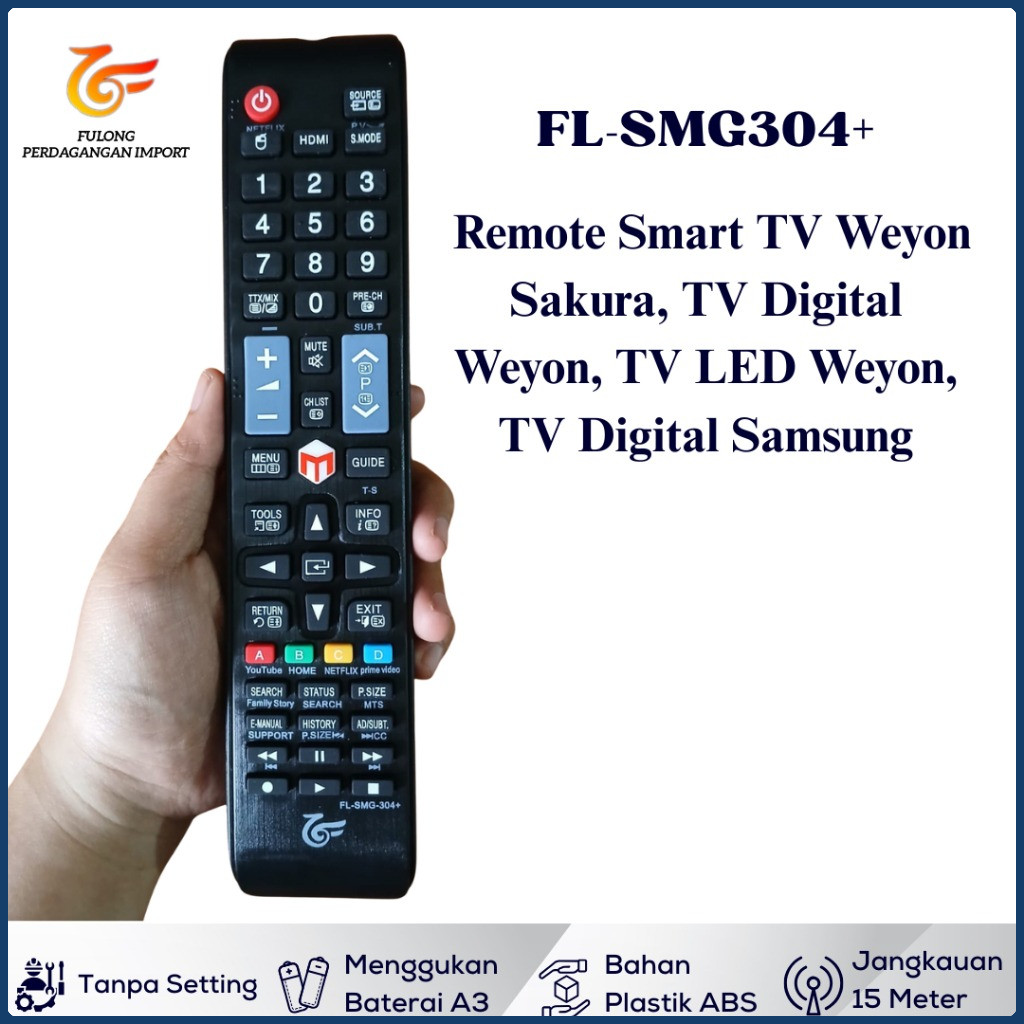 ERAGON | REMOTE SMART WEYON SAKURA DIGITAL TV LED Weyon BEST SELLER 