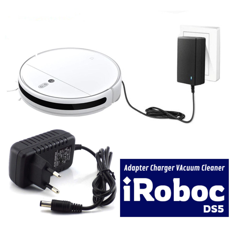 Adapter Charger iRoboc DS5 Vacuum Cleaner Adaptor Penyedot Debu Ultenic Robot