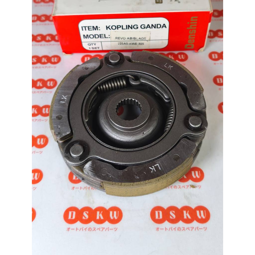Otomatis  Kampas Kopling Ganda Assy REVO ABSOLUTE | BLADE 110 OLD  Denshin