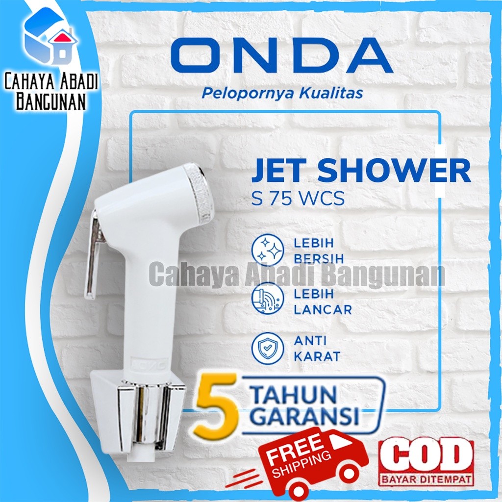 Jet Shower Cebok Closet Bidet Onda S75 Anti Karat