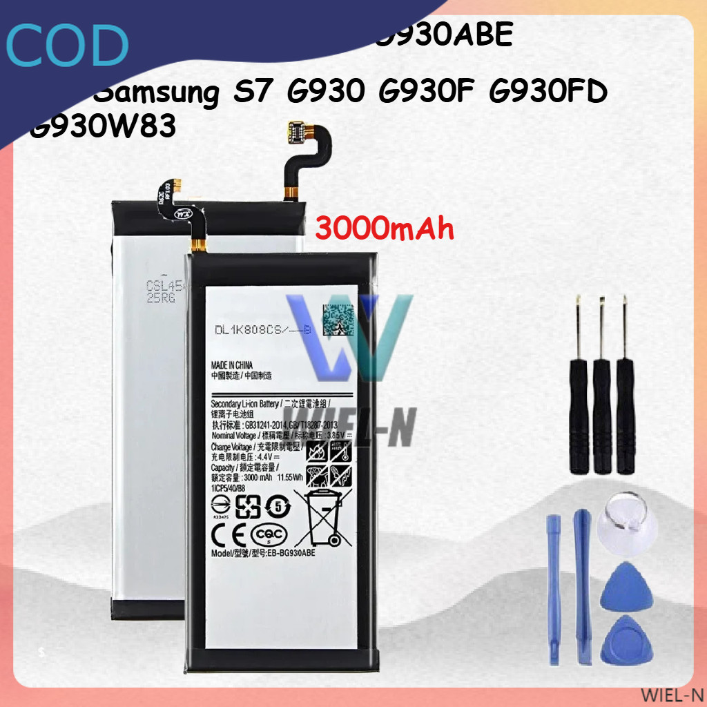 EB-BG930ABE untuk Samsung Galaxy S7 SM-G930 G930A G930K G930F G930FD Baterai Ponsel